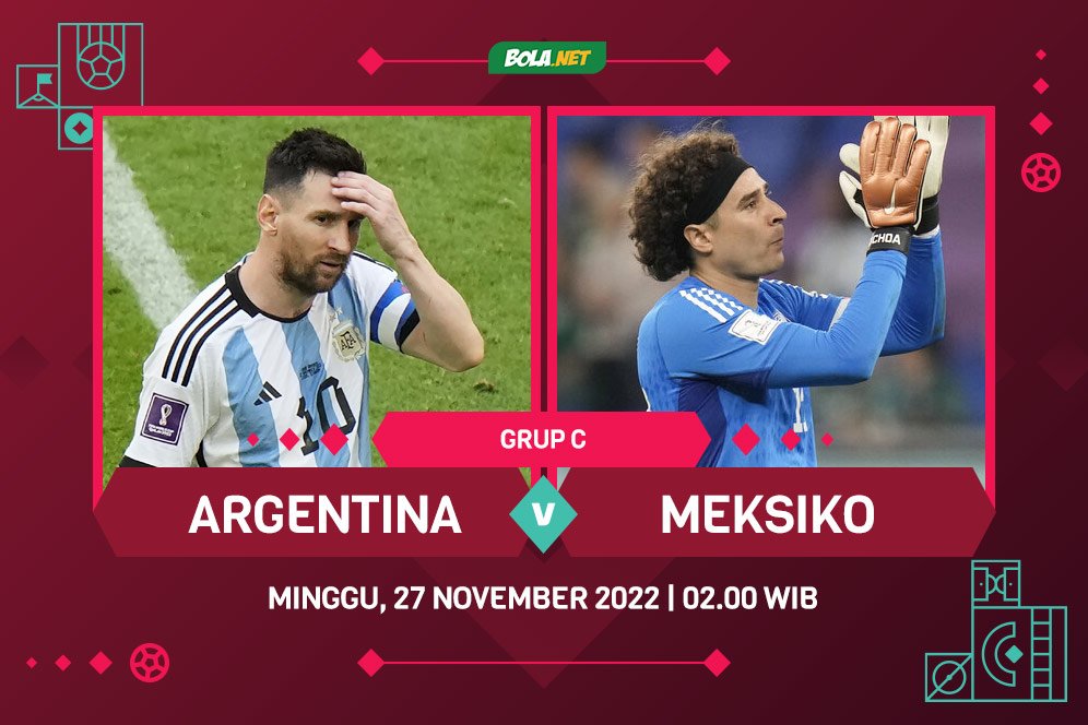 Live Streaming Piala Dunia 2022: Argentina vs Meksiko Hari Ini, 27 November 2022