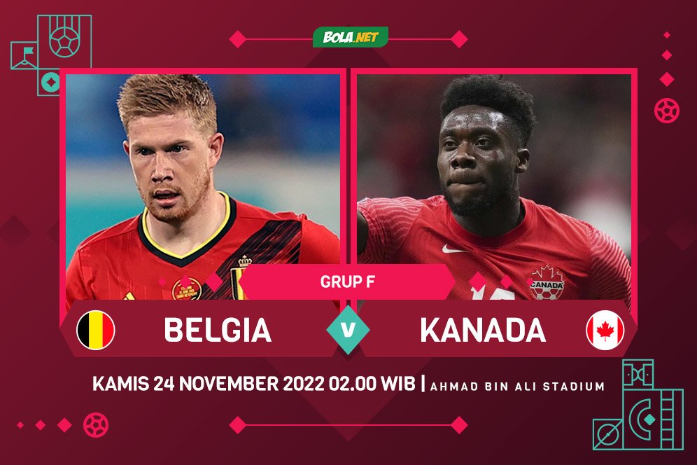 Prediksi Piala Dunia: Belgia vs Kanada 24 November 2022