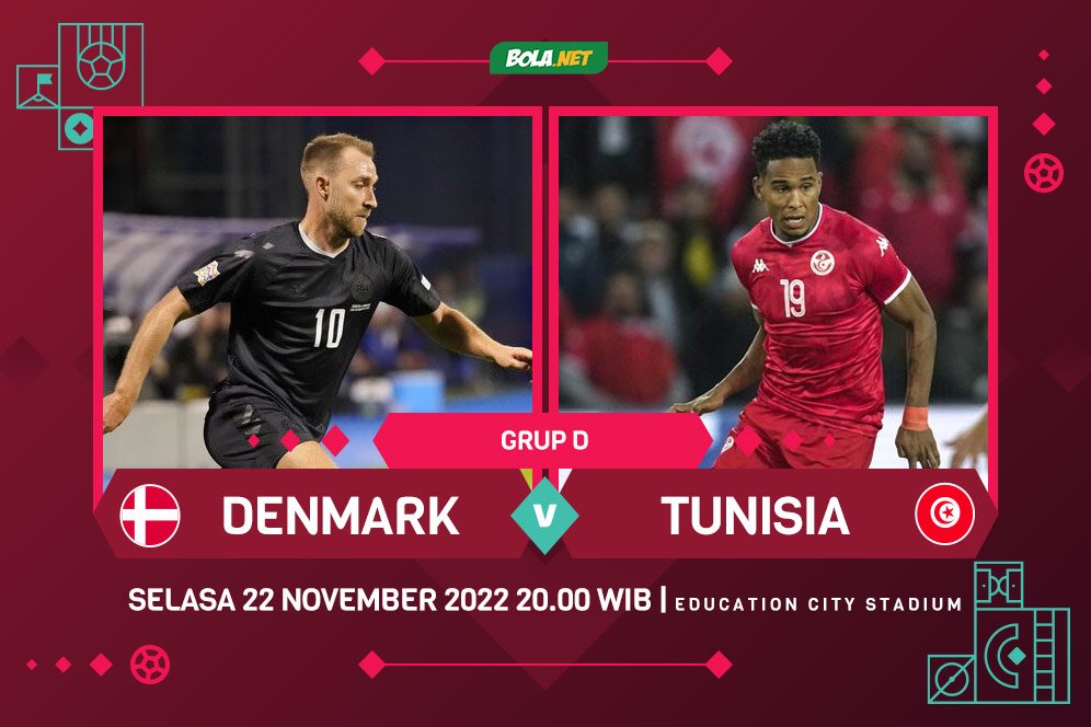 Prediksi Piala Dunia: Denmark vs Tunisia 22 November 2022