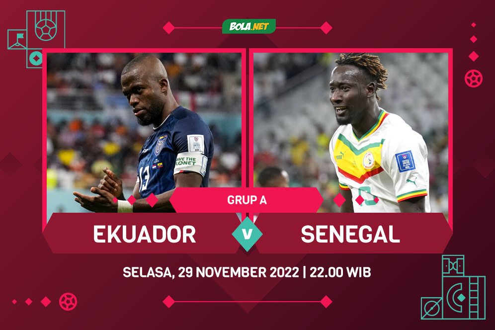 Piala Dunia 2022: Fakta-Fakta Ekuador vs Senegal, Rebutan Tiket ke 16 Besar