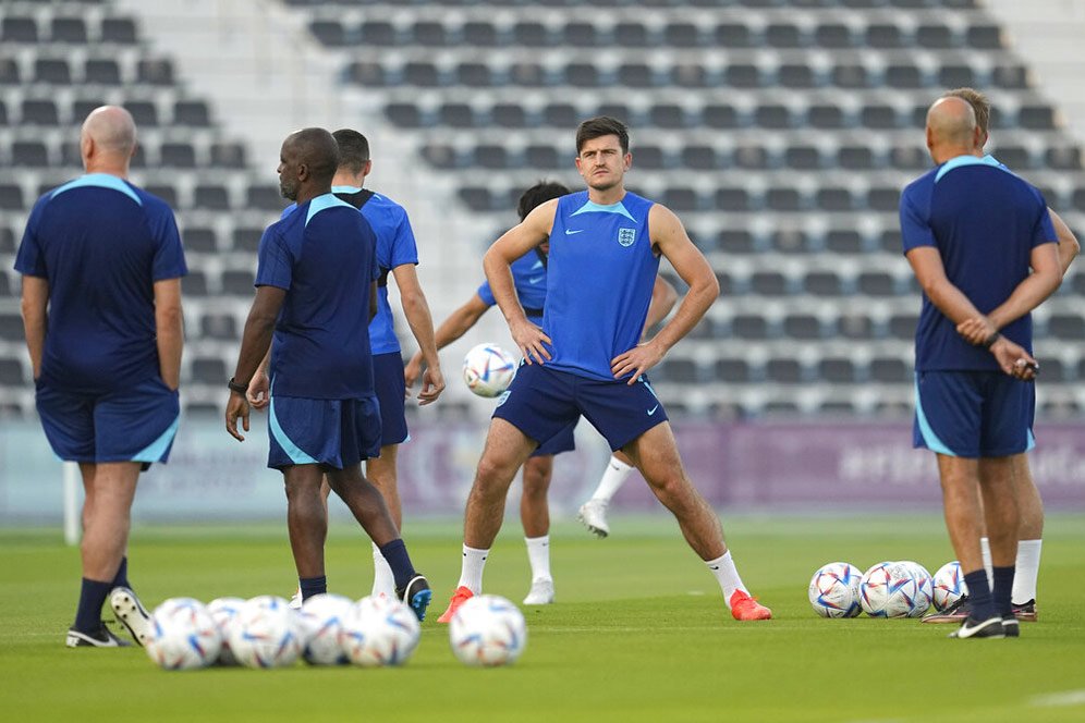 Inggris vs Iran: Semua Menantikan Aksi Harry Maguire, Nanti Main buat Inggris atau Iran?