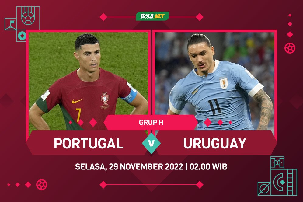 Prediksi Piala Dunia: Portugal vs Uruguay 29 November 2022