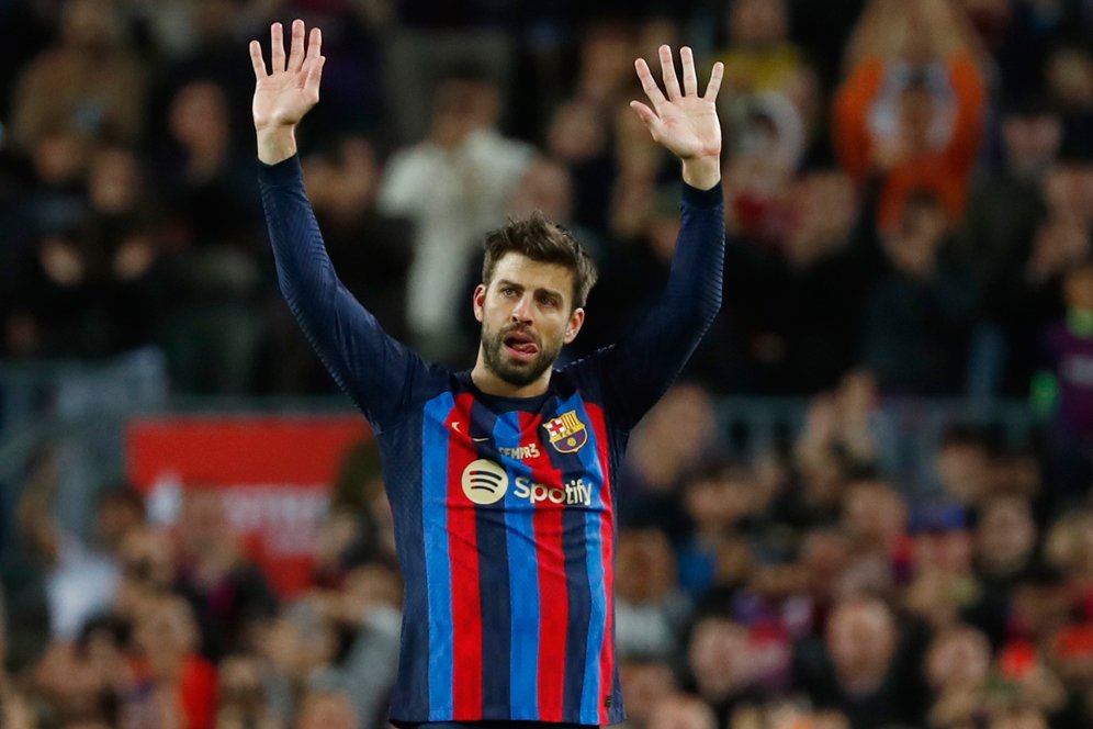 Tribut Pemain Barcelona untuk Gerard Pique yang Pensiun