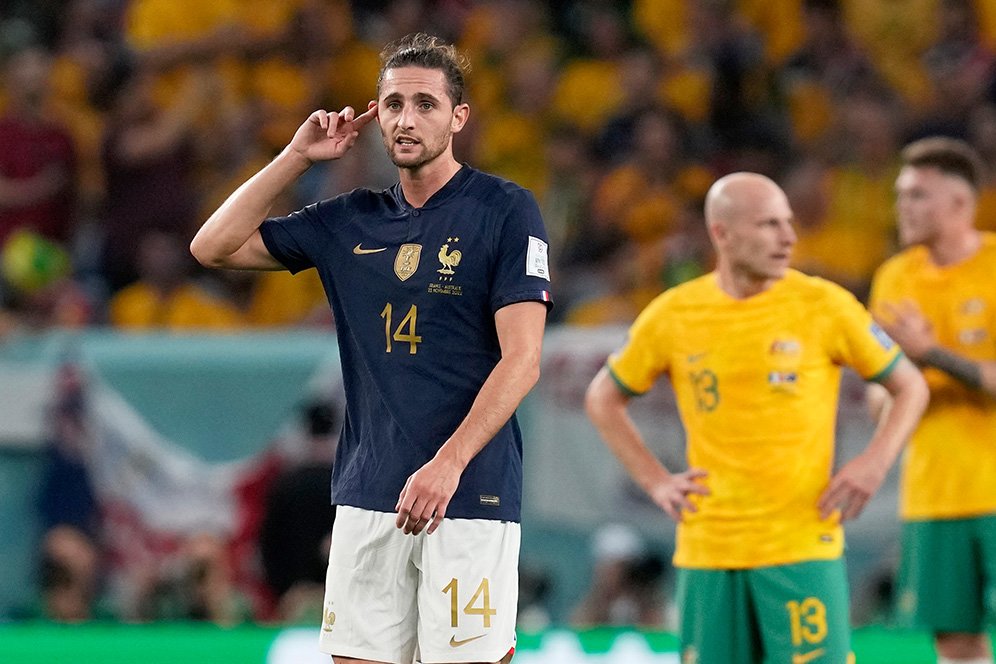 Piala Dunia 2022: Didier Deschamps Beri Pujian Kepada Adrien Rabiot