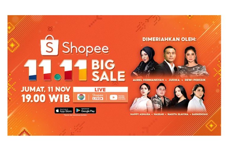 Unik! Shopee 11.11 Big Sale TV Show Angkat Konsep Satu Indonesia Unik! Shopee 11.11 Big Sale TV Show Angkat Konsep Satu Indonesia