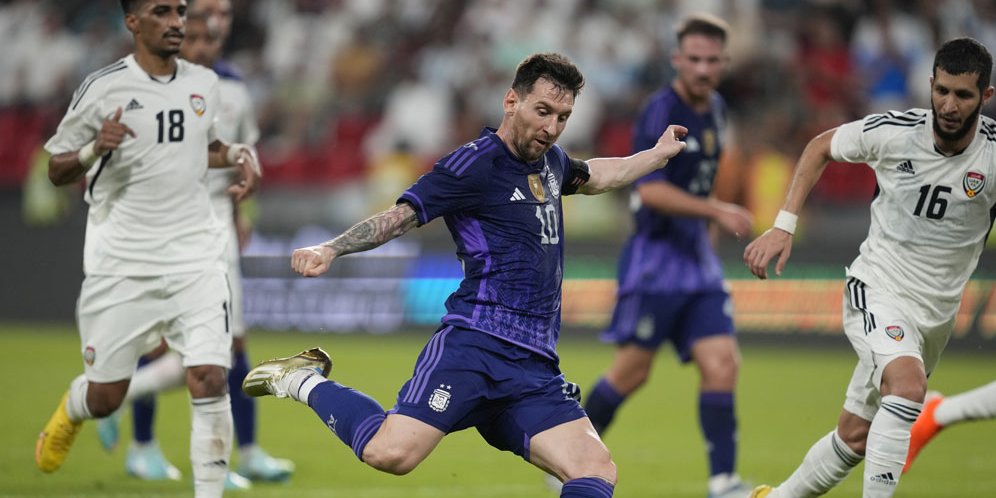Panaskan Mesin Sebelum Piala Dunia 2022, Argentina Cukur Uni Emirat Arab 5-0