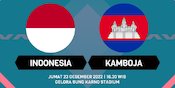 Nonton Siaran Live Streaming Piala AFF 2022: Indonesia vs Kamboja