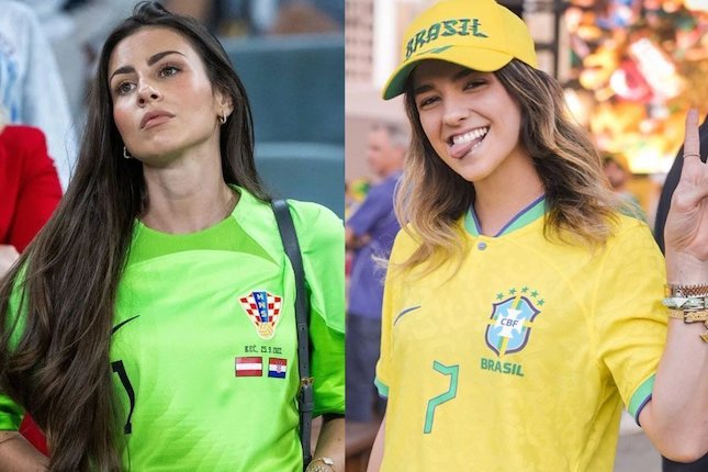 Battle of WAGs Piala Dunia 2022: Kroasia vs Brasil Battle of WAGs Piala Dunia 2022: Kroasia vs Brasil