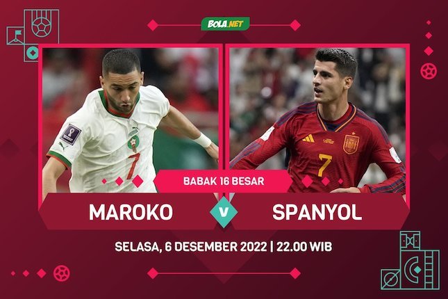 Prediksi Piala Dunia: Maroko vs Spanyol 6 Desember 2022