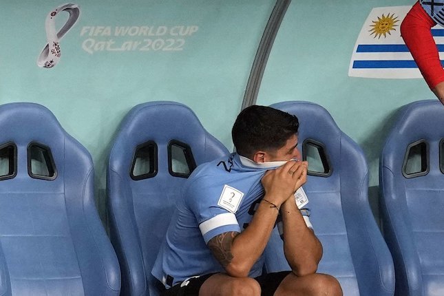 Roda Hidup Berputar untuk Luis Suarez dan Uruguay di Piala Dunia: Tangis Bahagia di 2010 Jadi Tangis Kekecewaan di 2022