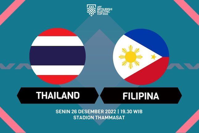 Jadwal Piala AFF 2022, Senin 26 Desember 2022 - 19.30 WIB