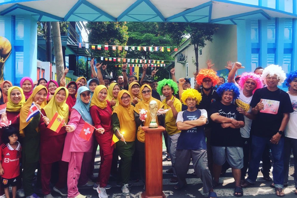 Selamat! Cluster Cemara Depok Maharaja Sabet Juara 3 Nasional Lomba Bucin Piala Dunia, Hias Kampungmu!