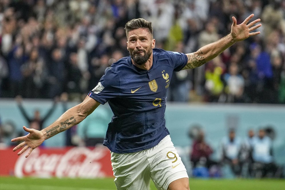 Man of the Match Piala Dunia 2022 Inggris vs Prancis: Olivier Giroud