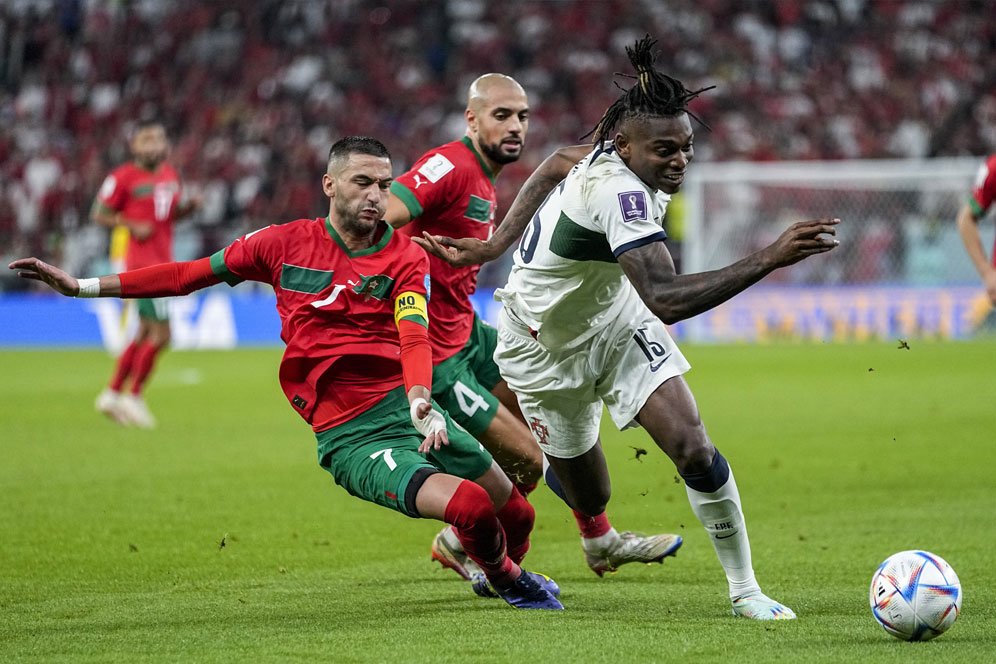 Piala Dunia 2022: Tidak Terima Disingkirkan Maroko, Bek Timnas Portugal Salahkan Wasit