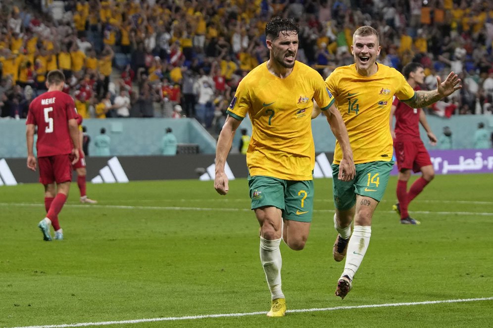 Man of the Match Piala Dunia 2022 Australia vs Denmark: Mathew Leckie