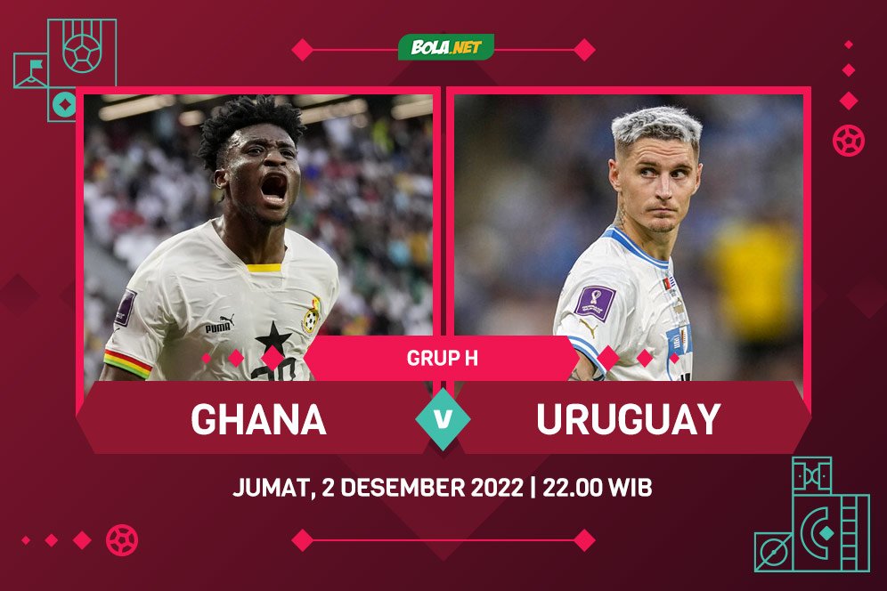 Prediksi Piala Dunia: Ghana vs Uruguay 2 Desember 2022