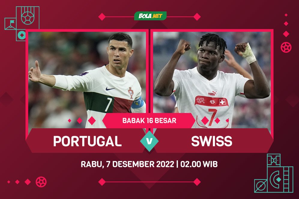 Prediksi Piala Dunia: Portugal vs Swiss 7 Desember 2022