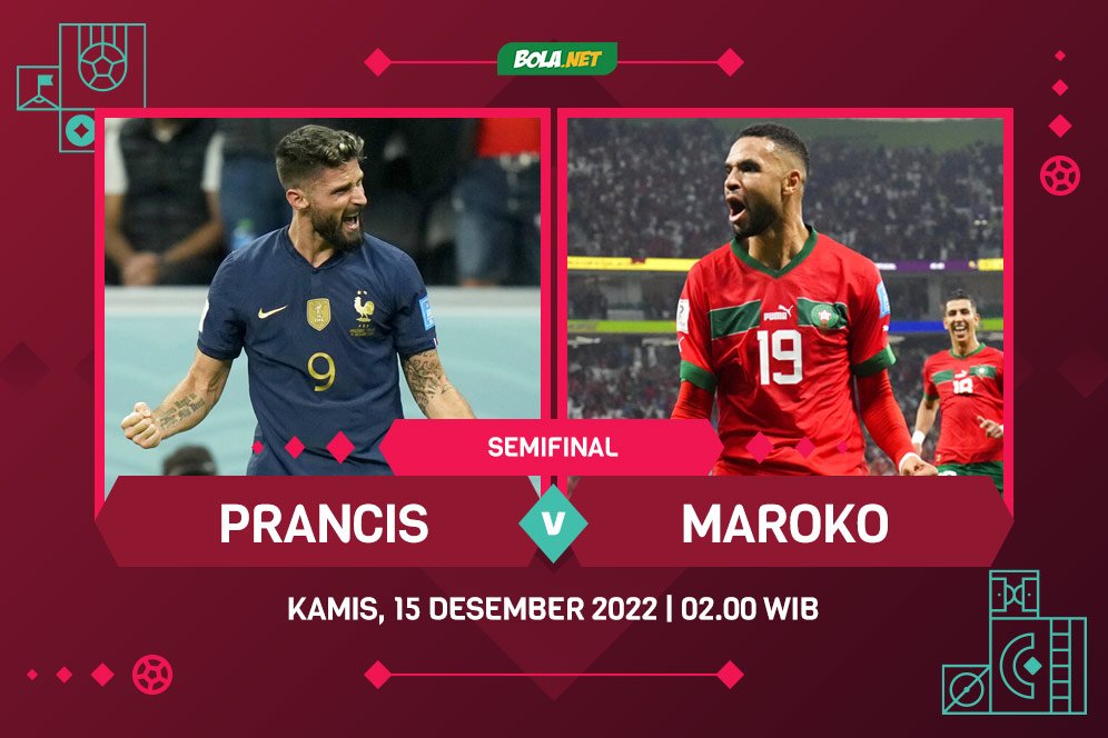Prediksi Piala Dunia: Prancis vs Maroko 15 Desember 2022