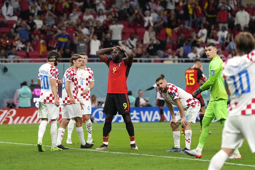 Belgia Tersingkir dari Piala Dunia 2022, Lukaku Menangis Lalu Tinju Kaca Bench Sampai Pecah