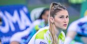 Potret Franciane Richter, Pevoli Cantik Andalan Jakarta Popsivo Polwan di Proliga 2023