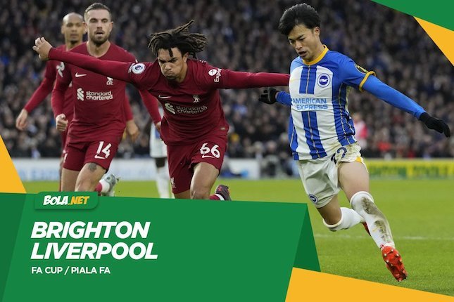 Live Streaming FA Cup di Vidio: Brighton vs Liverpool 29 Januari 2023 Live Streaming FA Cup di Vidio: Brighton vs Liverpool 29 Januari 2023