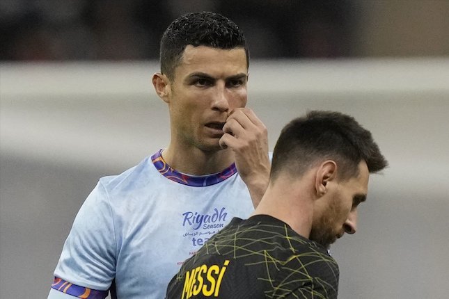 Hujan Gol Warnai Pertemuan Cristiano Ronaldo dan Lionel Messi PSG