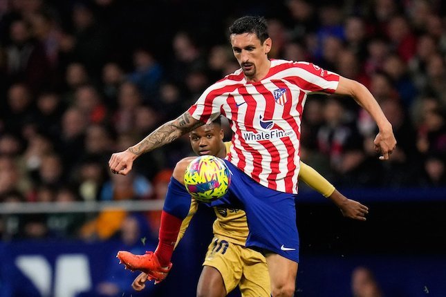 Stefan Savic dan Ferran Torres Berkelahi