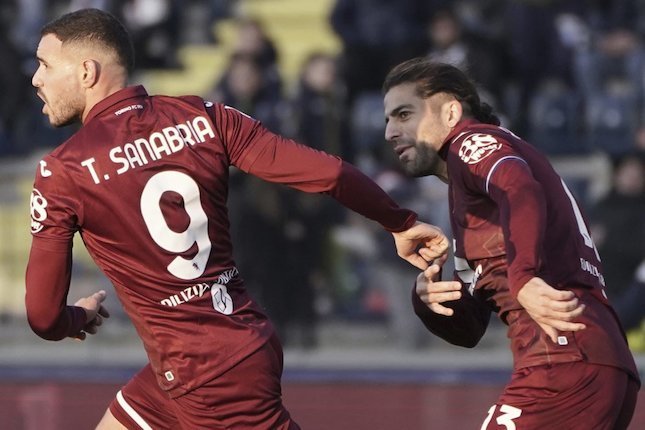 Prediksi Starting XI Pemain Torino, Antonio Sanabria dan Ricardo Rodriguez (c) Marco Bucco/LaPresse via AP