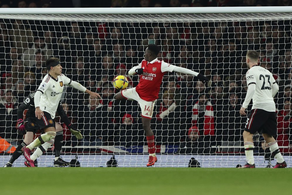Momen VAR di Laga Arsenal vs Manchester United