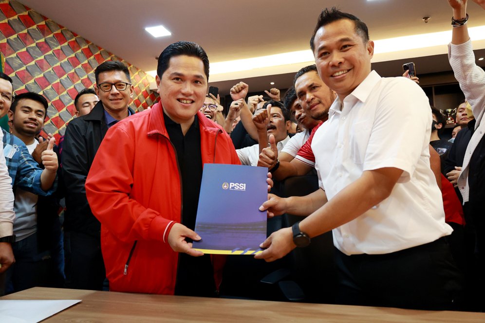 Erick Thohir Janji Benahi Sepak Bola Indonesia: Saya Akan Kejar Negara Lain