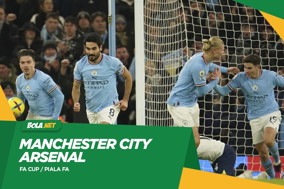 Link Live Streaming Manchester City vs Arsenal, 28 Januari 2023