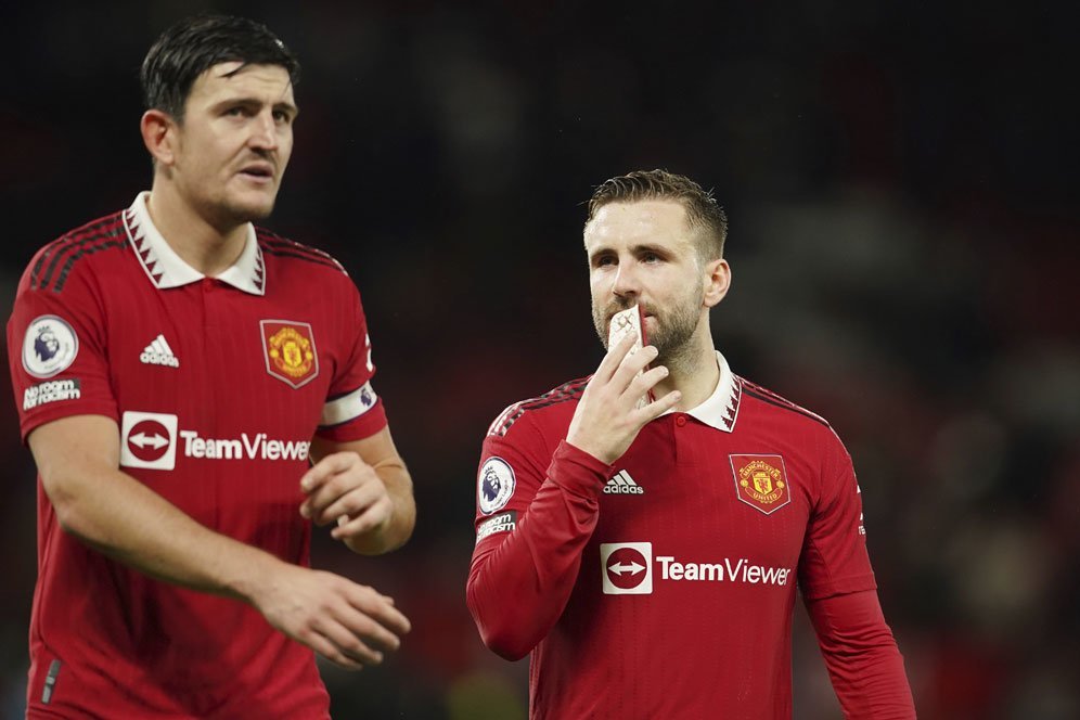 Luke Shaw dan Harry Maguire Hilang dari Skuad MU Lawan Nottingham, di Mana Mereka?