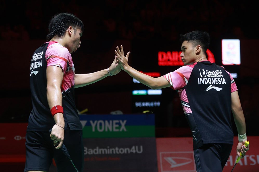 Video: Suka Cita Leo Rolly Carnando/Daniel Marthin Saat Juarai Indonesia Masters 2023