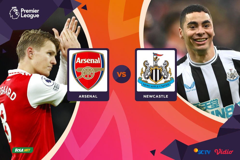 Nonton Siaran Live Streaming Premier League: Arsenal vs Newcastle United