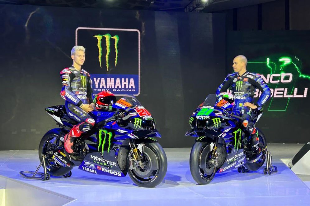 Pamerkan Livery Anyar, Monster Yamaha Tekad Gaspol di MotoGP 2023