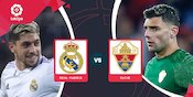 Link Live Streaming Real Madrid vs Elche di Vidio Hari Ini, Kamis 16 Februari 2023
