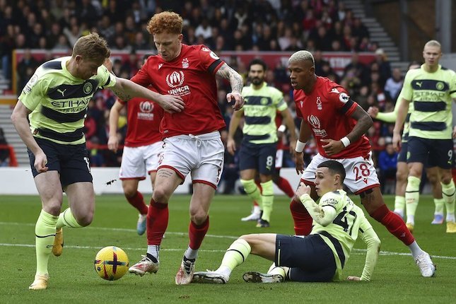 Hasil Nottingham Forest vs Manchester City: Skor 1-1