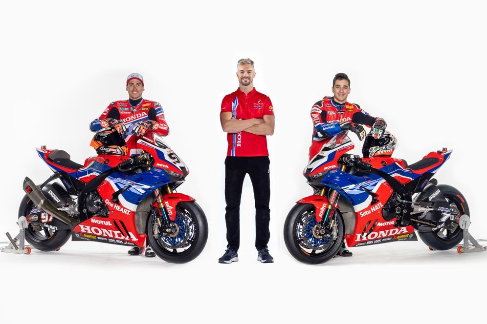 Foto: Honda Luncurkan Skuad WorldSBK 2023, Lecuona-Vierge Kini Lebih Berpengalaman