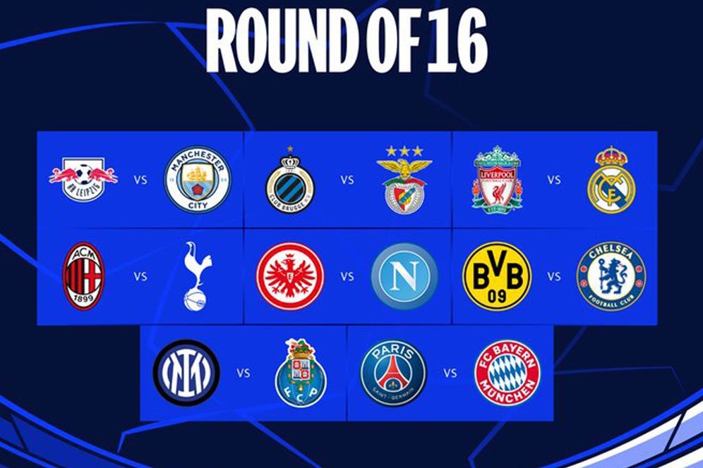 Jadwal Siaran Langsung 16 Besar Liga Champions di SCTV Pekan Ini, 15-16 Februari 2023 Jadwal Siaran Langsung 16 Besar Liga Champions di SCTV Pekan Ini, 15-16 Februari 2023