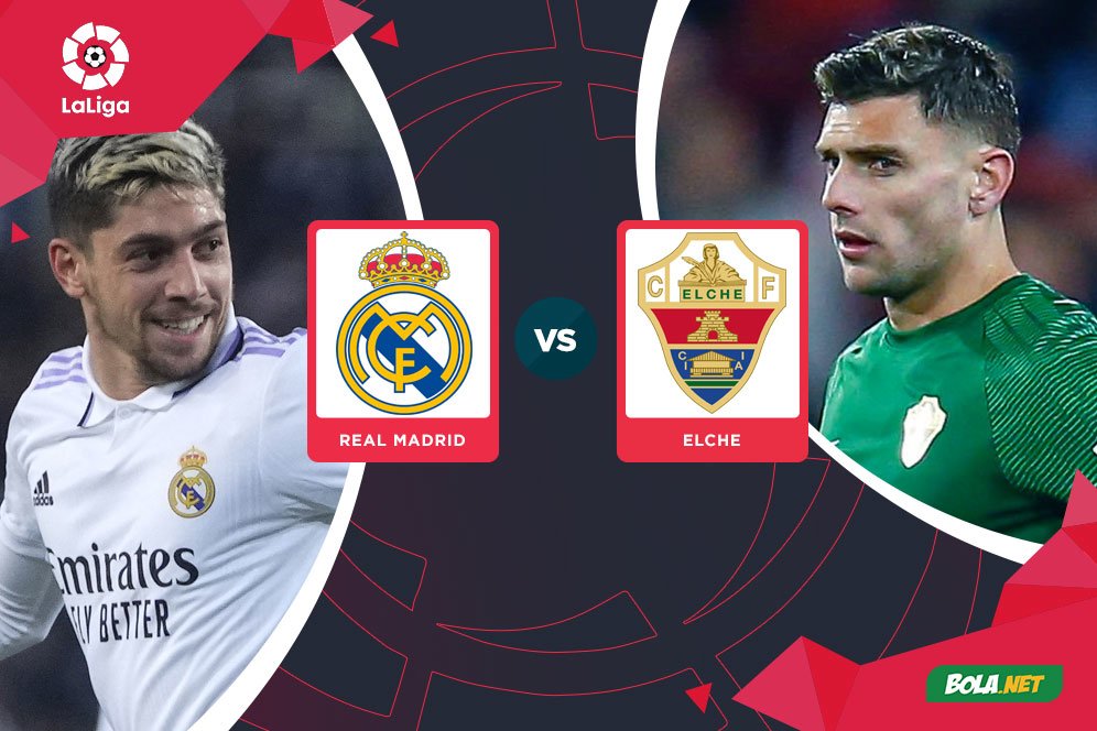 Link Live Streaming Real Madrid vs Elche di Vidio Hari Ini, Kamis 16 Februari 2023