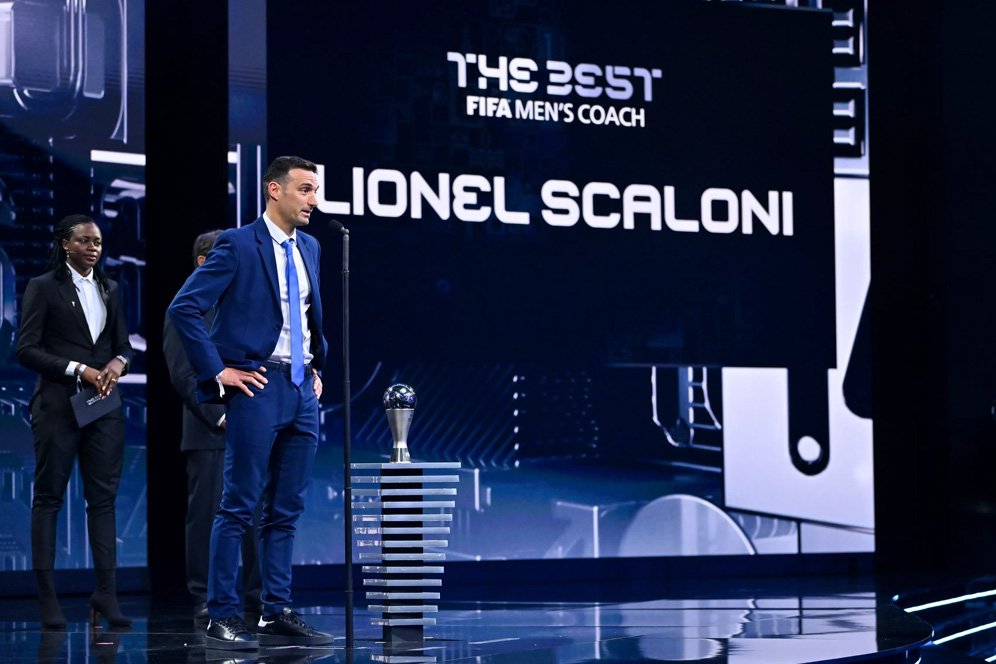 Tuntun Argentina Juara Dunia, Lionel Scaloni Terpilih Sebagai The Best FIFA Mens Coach 2022