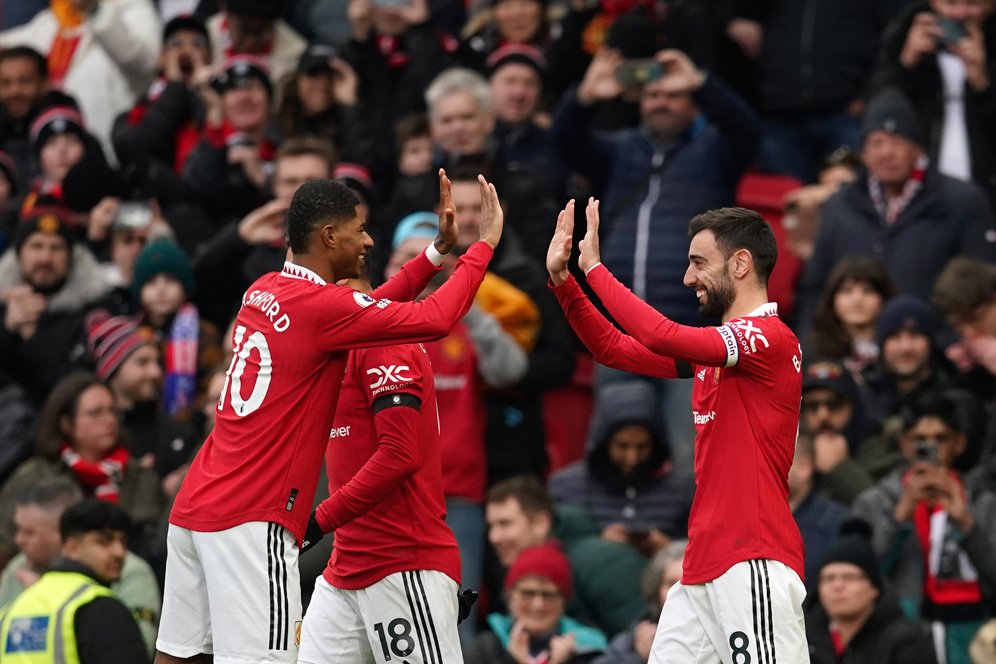 Hasil Manchester United vs Crystal Palace: Skor 2-1