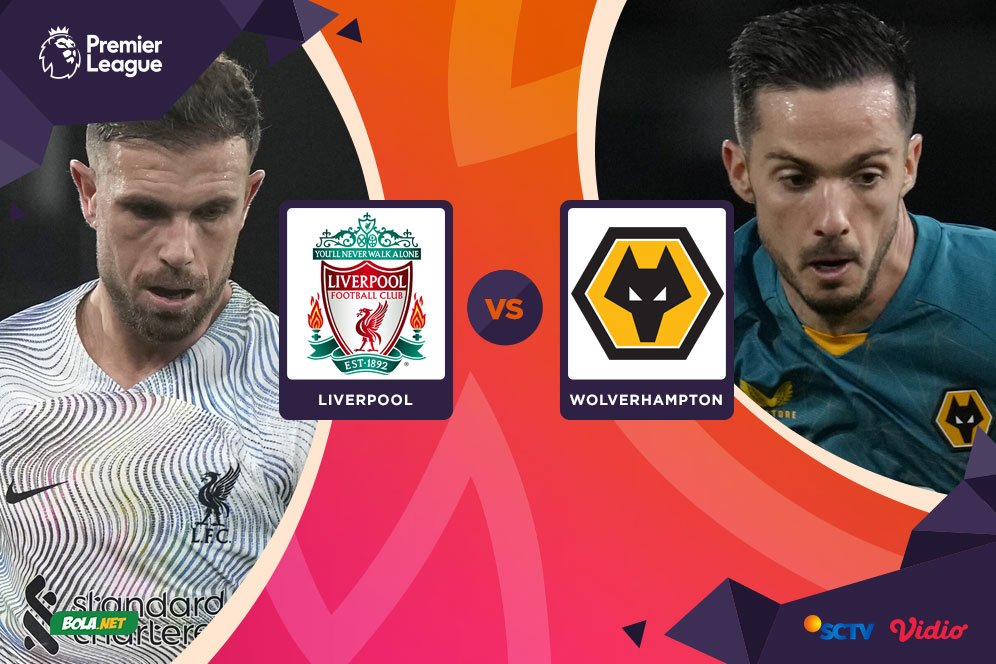 Jadwal dan Link Live streaming Premier League Hari Ini: Liverpool vs Wolverhampton