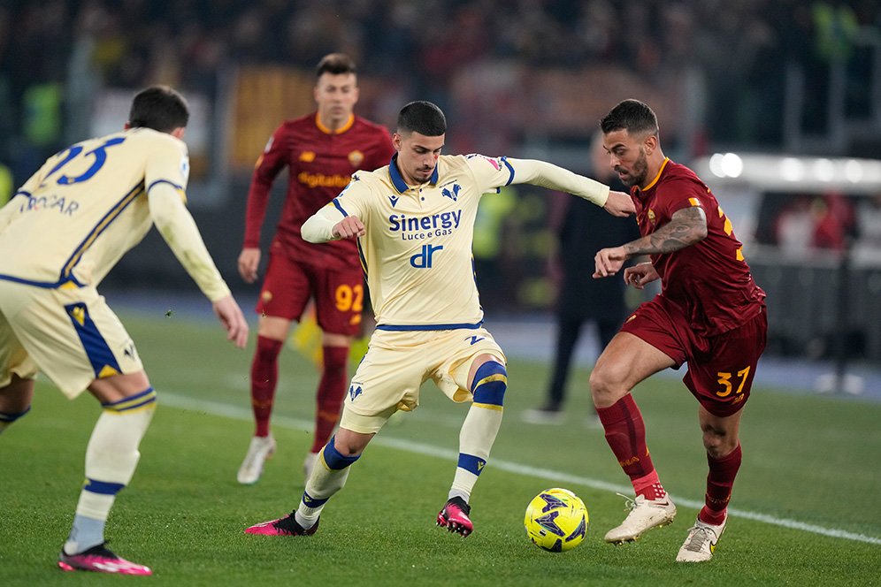 Man of the Match AS Roma vs Hellas Verona: Leonardo Spinazzola