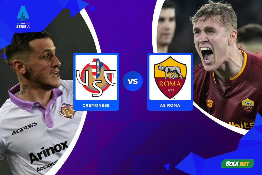 Prediksi Cremonese vs AS Roma 1 Maret 2023