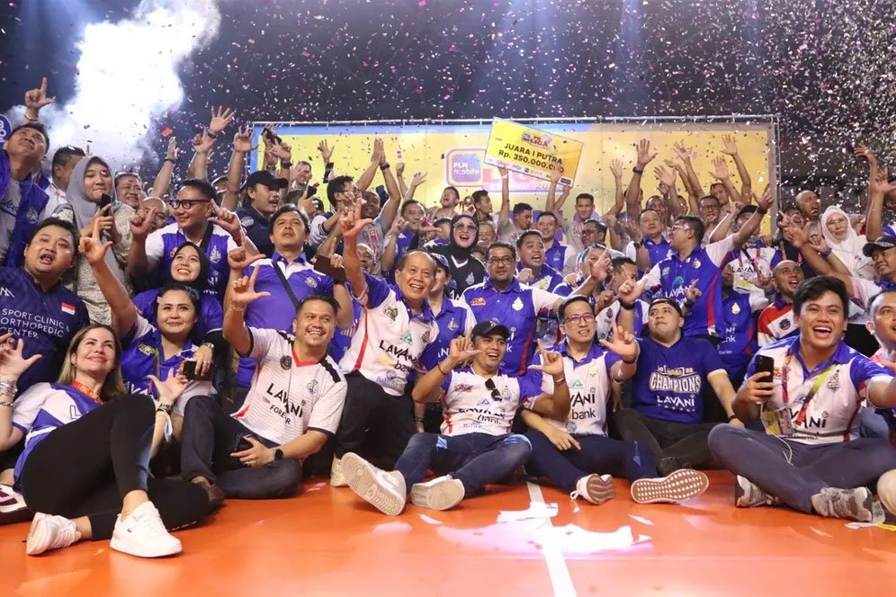 Bekuk Jakarta Bhayangkara Presisi di Grand Final, Jakarta Lavani Allo Bank Juarai Proliga 2023