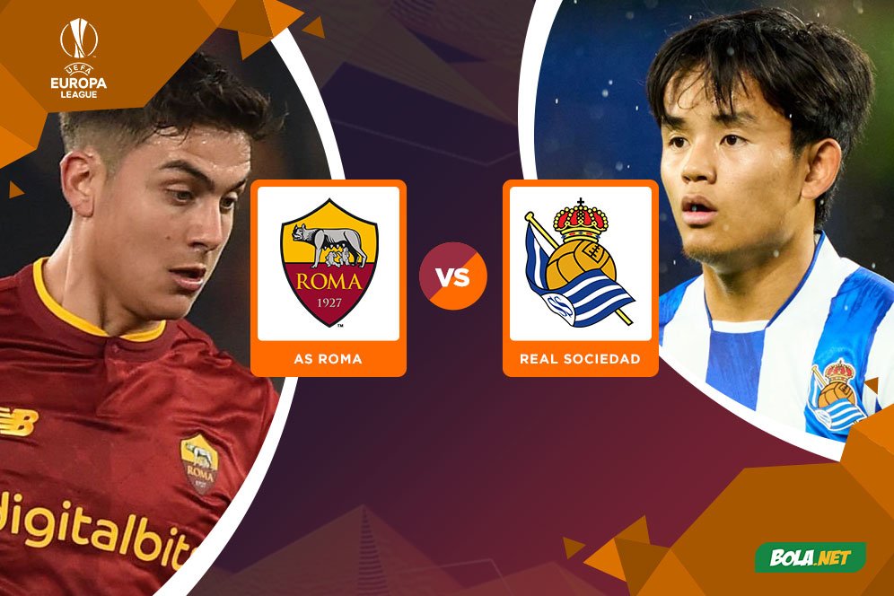 Jadwal Liga Europa: AS Roma vs Real Sociedad, Jumat 10 Maret 2023