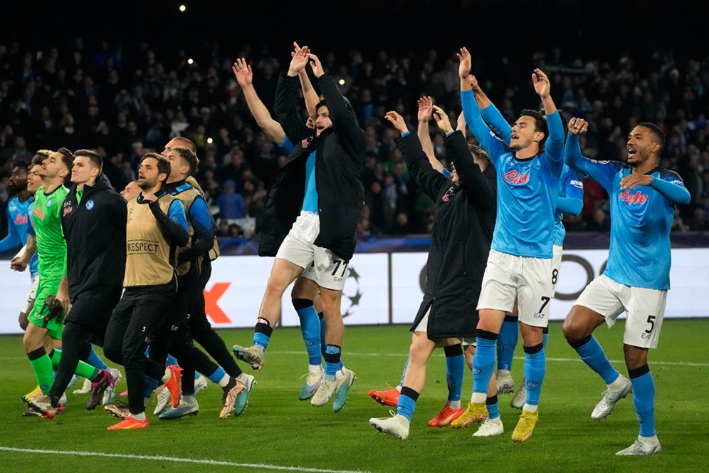 4 Fakta Menarik dari Kemenangan Napoli atas Frankfurt: Pertama Kalinya Lolos ke Perempat Final UCL