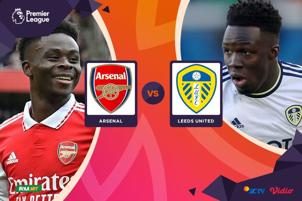 Link Nonton Live Streaming Premier League Arsenal vs Leeds di Champions TV dan Vidio