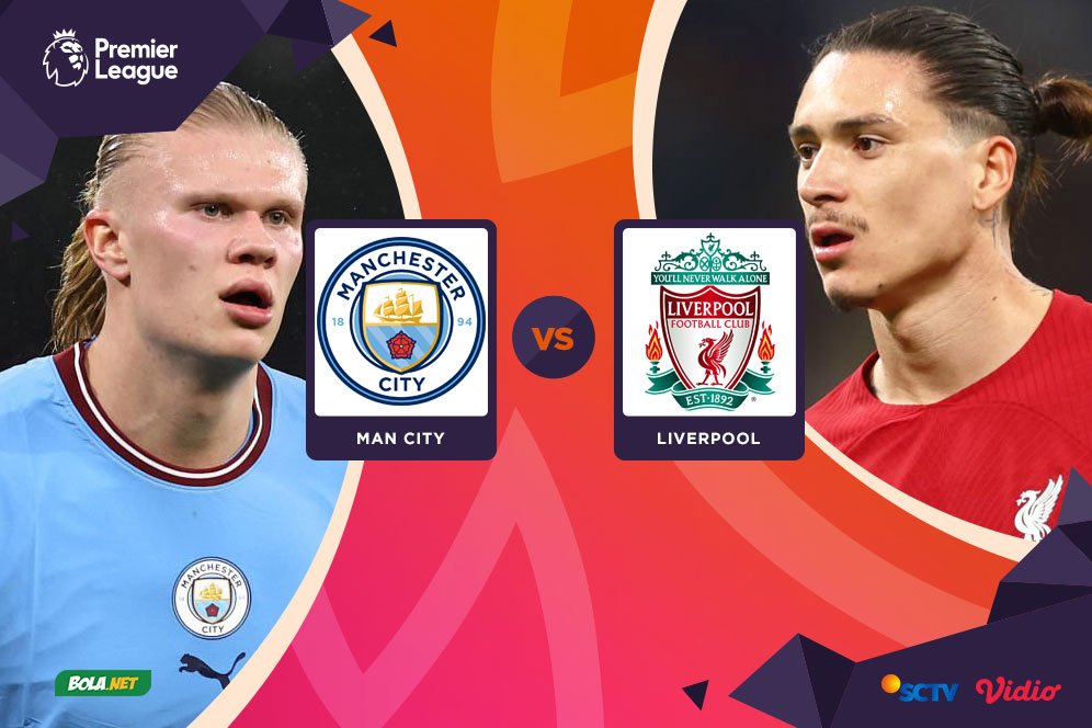 Link Nonton Live Streaming Premier League Man City vs Liverpool di Vidio